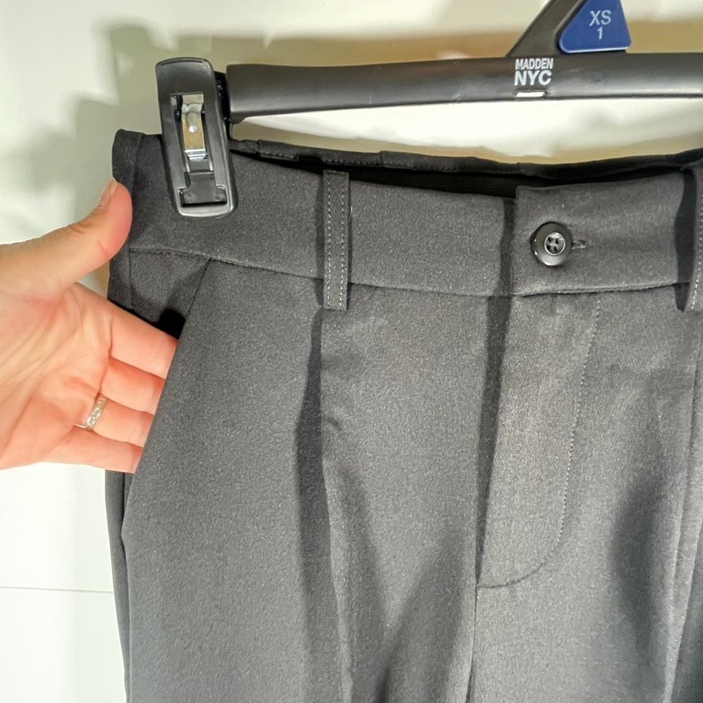 NWT Black High Rise Wide Leg Trouser Pants - Picture 4 of 8